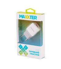 Мережевий зарядний пристрій, 1 USB, 5V/2.1A