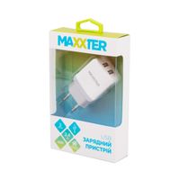 Мережевий зарядний пристрій, 2 USB, 5V/2.4A