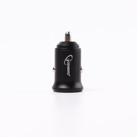 Зарядний пристрій від автомобільного прикурювача (швидка зарядка Qualcomm) 5V/3A-9V/2A-12V/1.5A, чорний