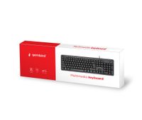 Клавіатура мультимедійна, USB, чорний