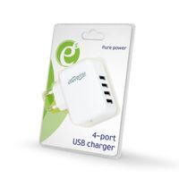 Зарядний пристрій 4 USB, 3.1 A