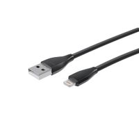 Кабель USB 2.0 А-тато/Lightning, 1.0 м, преміум, 2.4 А