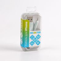Кабель USB 2.0 А-тато/Lightning, 1.0 м, преміум, 2.4 А