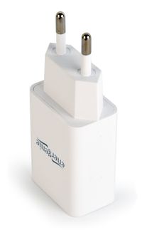 Зарядний пристрій USB 2.1 A, білий