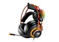 Тримач для навушників, RGB підсвічування, 2x USB 2.0 Hub, патентована вакуумна система фіксації