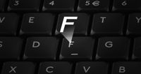 Комплект дротовий Fstyler клавіатура+миша, чорно-синій, USB