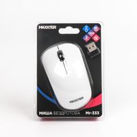 Миша бездротова, USB, 1200 dpi, білa
