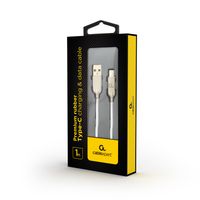 Кабель USB 2.0 A-тато/C-тато, 1 м, преміум, 2.1 А