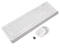 Комплект бездротовий Fstyler клавіатура+миша, білий, USB