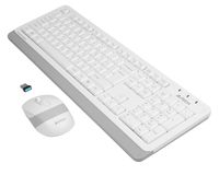 Комплект бездротовий Fstyler клавіатура+миша, білий, USB
