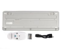 Комплект бездротовий Fstyler клавіатура+миша, білий, USB