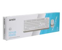 Комплект бездротовий Fstyler клавіатура+миша, білий, USB