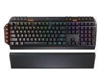 Клавіатура ігрова механічна, Cherry MX Red, RGB-підсвічування, USB, audio jack