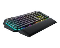 Клавіатура ігрова механічна, Cherry MX Red, RGB-підсвічування, USB, audio jack