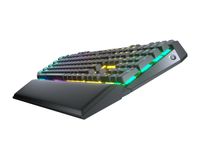 Клавіатура ігрова механічна, Cherry MX Red, RGB-підсвічування, USB, audio jack