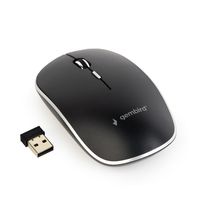 Бездротова оптична миша, USB, 1600 dpi, чорний
