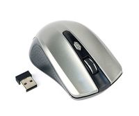 Бездротова оптична миша, USB, 1600 dpi, сiро-чорна