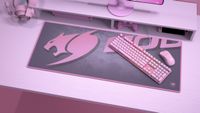 Килимок ігровий, 1000 х 400 х 5 мм, Speed, розмір XXL, рожевий