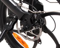 Електричний велосипед 20", чорно-сріблястий