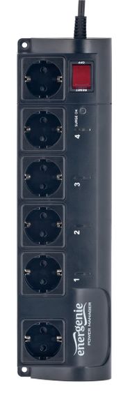 EnerGenie
Мережевий фільтр, програмується, USB інтерфейс