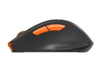Миша бездротова безшумна Fstyler, USB, 2000 dpi, помаранчевий