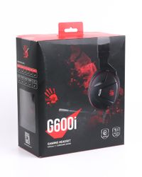 Ігрові навушники з мікрофоном, Hi Fi, 7.1 віртуальний звук, 3.5 мм MiniJack + USB адаптер