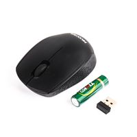 Миша бездротова, USB, 1200 dpi, чорнa