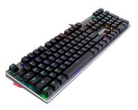 Клавіатура механічна ігрова, USB, LK-Green switches, підсвічування