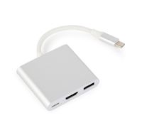 Cablexpert
Адаптер-перехідник USB-C на HDMI/USB 3.0/USB-C