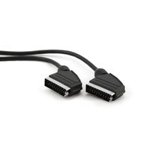 Двонаправлений кабель SCART, 21 контакт, 1.8 м