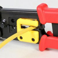 Інструмент для обтиску роз'ємів RJ45/RJ12/RJ11 обрізає при обтиску