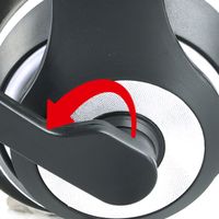 Навушники стерео накладні, з мікрофоном, 3.5 Jack 1x4-pin, чорний