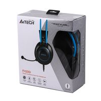 Навушники з мікрофоном, Fstyler AUX 3.5 мм Stereo Headphone, синій