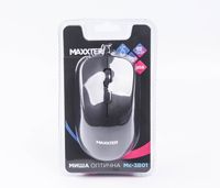 Миша дротова, оптична, 3 кнопки, USB, 1000 dpi, чорнa