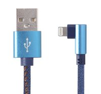Cablexpert
Кабель кутовий USB 2.0 А-тато/Lightning, 1 м, преміум, 2.1 А