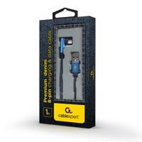 Кабель кутовий USB 2.0 А-тато/Lightning, 1 м, преміум, 2.1 А