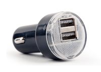 Зарядний пристрій USB 2.1 A, чорний
