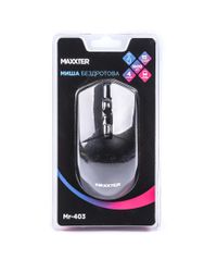 Миша бездротова, 4 кнопки, оптична, 1600 DPI, USB, чорний