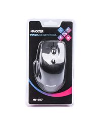 Миша бездротова, 6 кнопок, оптична, 1600 DPI, USB, чорний