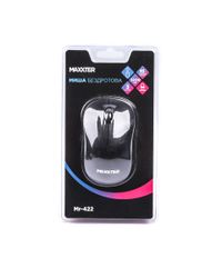 Миша бездротова, 3 кнопки, оптична, 1200 DPI, USB, чорний