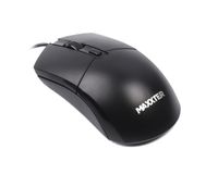 Миша дротова, оптична, 4 кнопки, 2400 DPI, USB, чорний