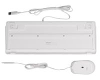 Комплект дротовий Fstyler клавіатура+миша, білий, USB