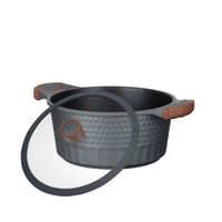 Каструля із литого алюмінію з кришкою, серія "CAPELLA", Ø=24 см, h=11.5 см, 4.6 л