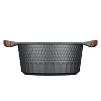 Каструля із литого алюмінію з кришкою, серія "CAPELLA", Ø=24 см, h=11.5 см, 4.6 л