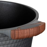 Каструля із литого алюмінію з кришкою, серія "CAPELLA", Ø=24 см, h=11.5 см, 4.6 л