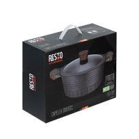 Каструля із литого алюмінію з кришкою, серія "CAPELLA", Ø=24 см, h=11.5 см, 4.6 л