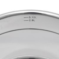 Каструля із кришкою, серія "RIGEL", Ø=20 см, h=11.5 см, 3.6 л