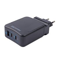 Мережевий зарядний пристрій для ноутбука/планшета/телефону, 1 USB-A + 2USB-C (PD 65W+PD 18W + QC 3.0)