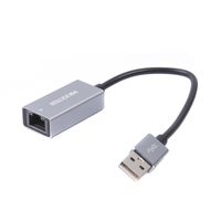 Maxxter
Адаптер, USB на Ethernet, 100 Mbps, метал, темно-сірий