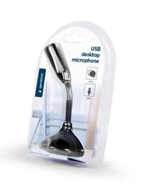 Мікрофон настільний, USB-підключення, чорний
